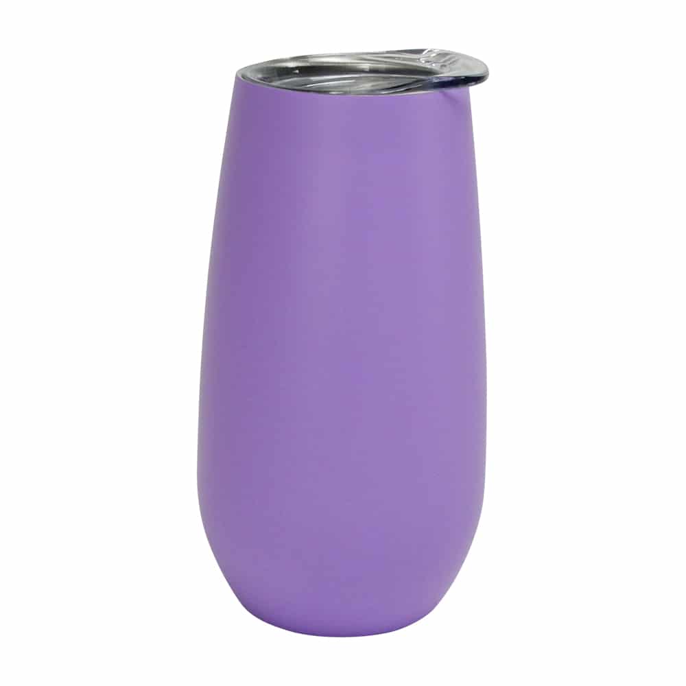 Annabel Trends Sparkling Flute Double Walled Plain Colour Gelato Lemon