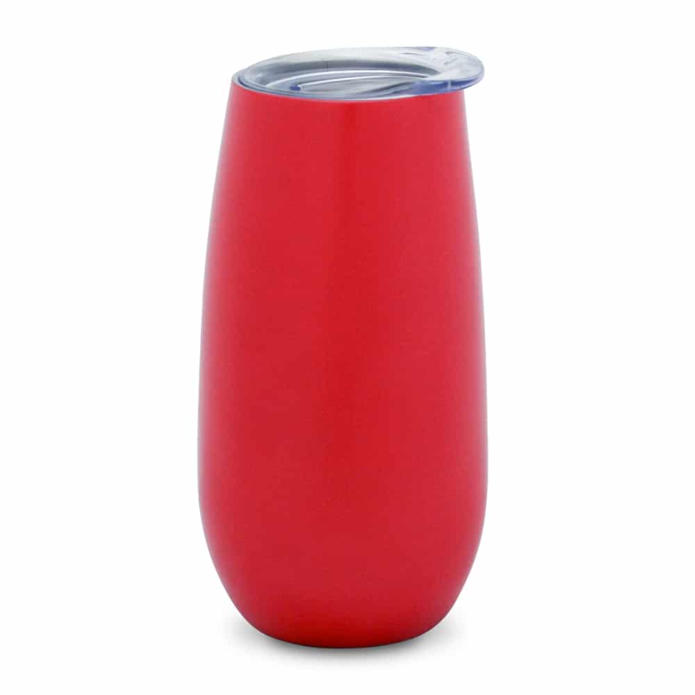 Annabel Trends Sparkling Flute Double Walled Plain Colour Gelato Lemon