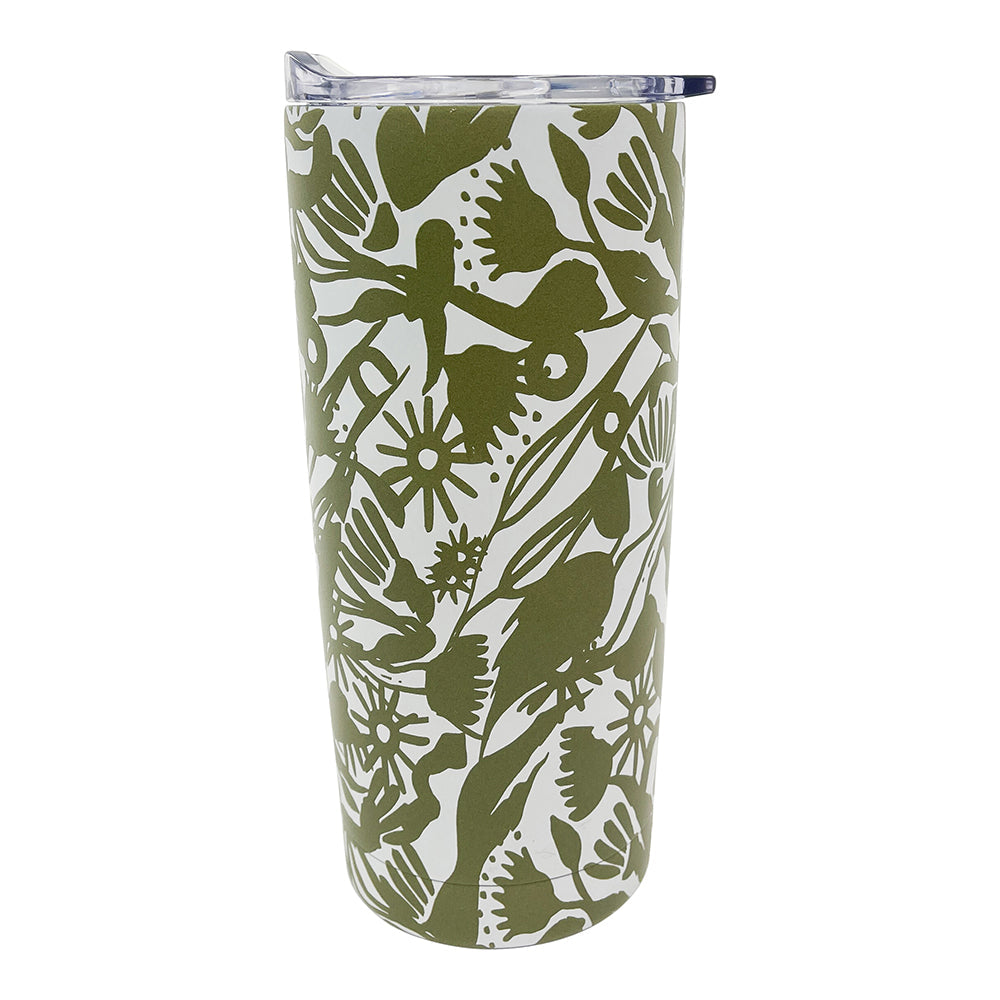 Annabel Trends Stainless Steel Smoothie Cup Double Walled Midnight Blooms
