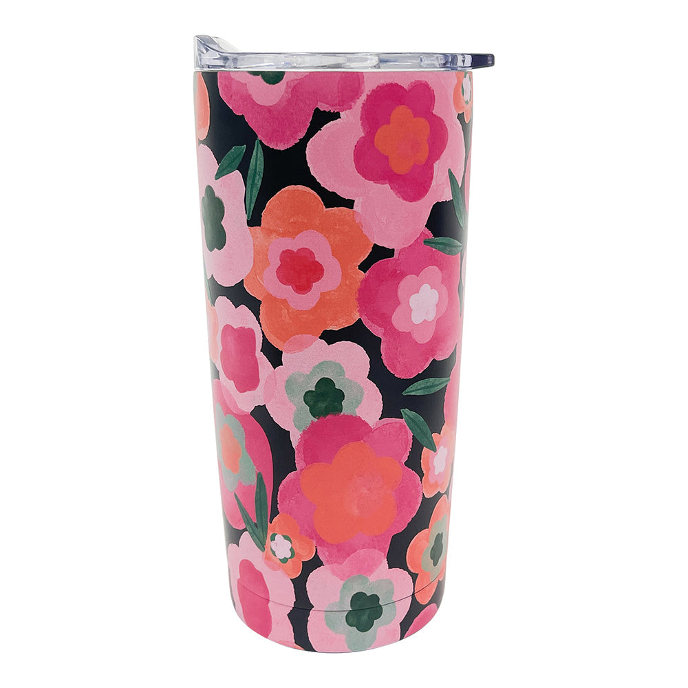 Annabel Trends Stainless Steel Smoothie Cup Double Walled Pink Banksia
