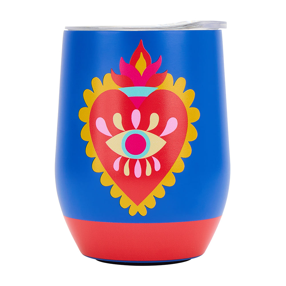 Annabel Trends Drink Tumbler Double Walled Fiesta Bird