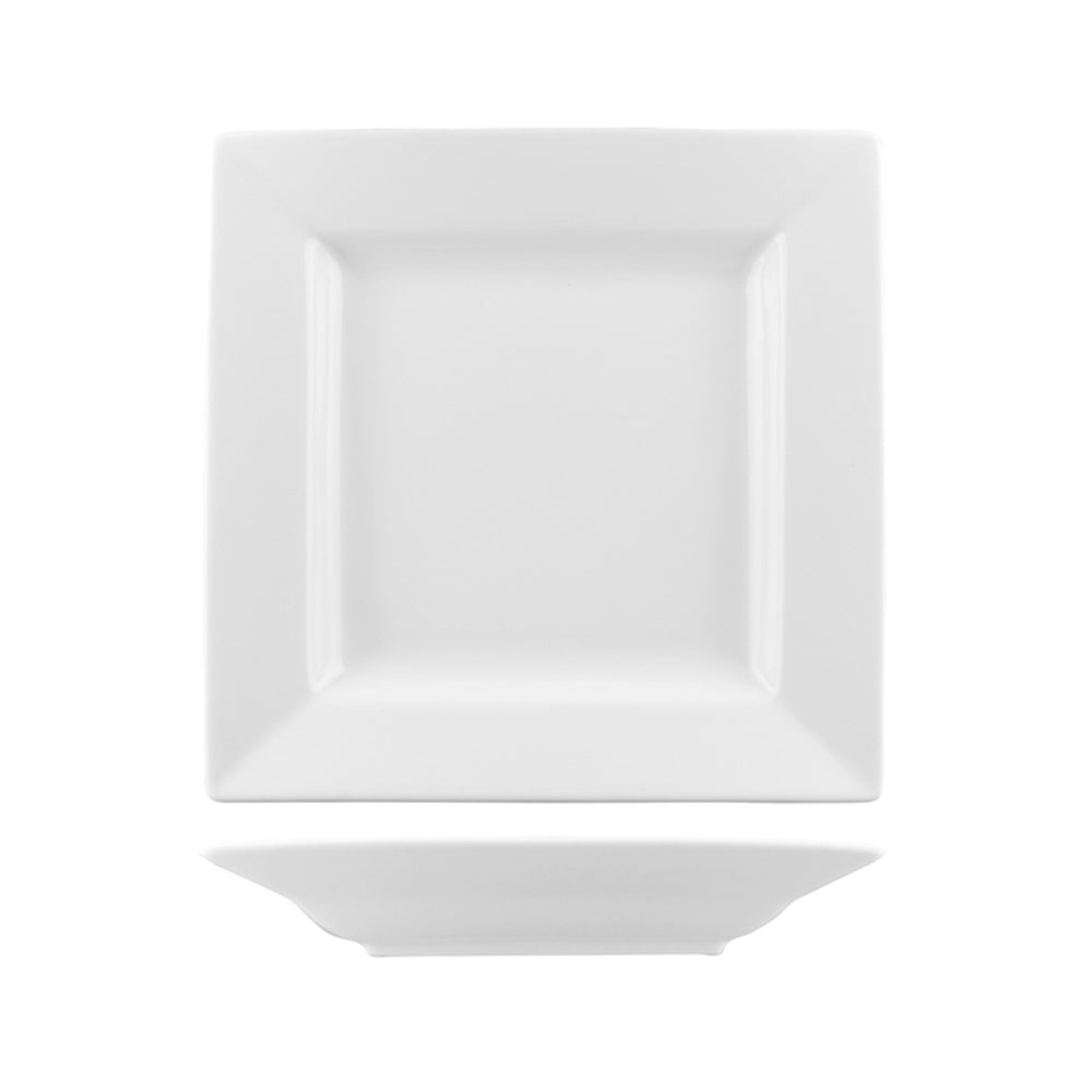 Longfine Classicware Deep Square Plate Wide Rim