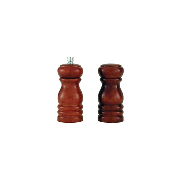 Trenton Salt Shaker & Pepper Mill Set (100mm - Dark Wood)