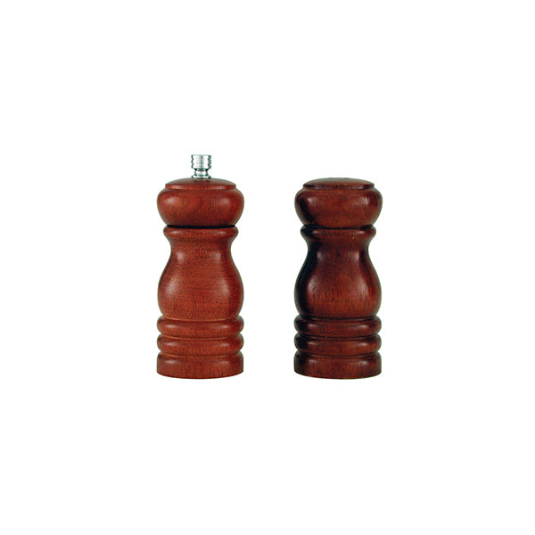 Trenton Salt Shaker & Pepper Mill Set (150mm - Dark Wood)