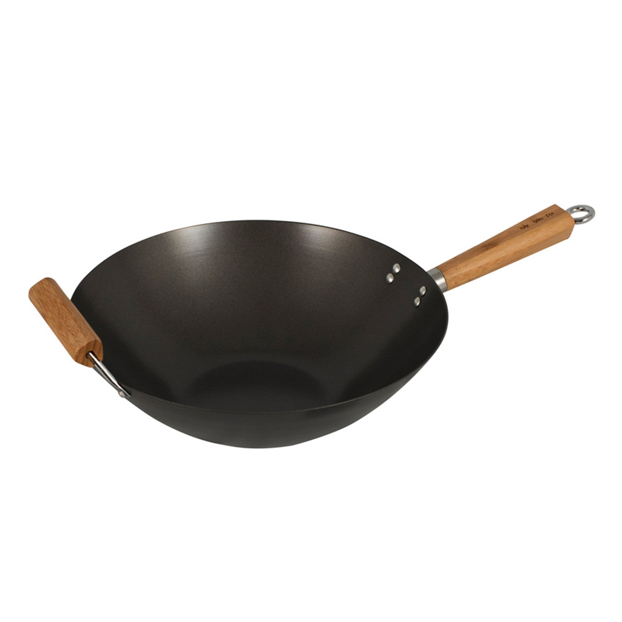 Avanti  Non-Stick Wok - 35cm - Carbon Steel/Bamboo Handle