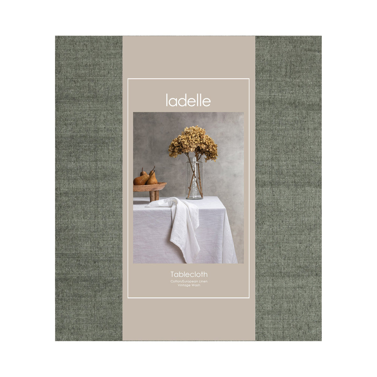 Ladelle Lina Moss 150x230cm Tablecloth
