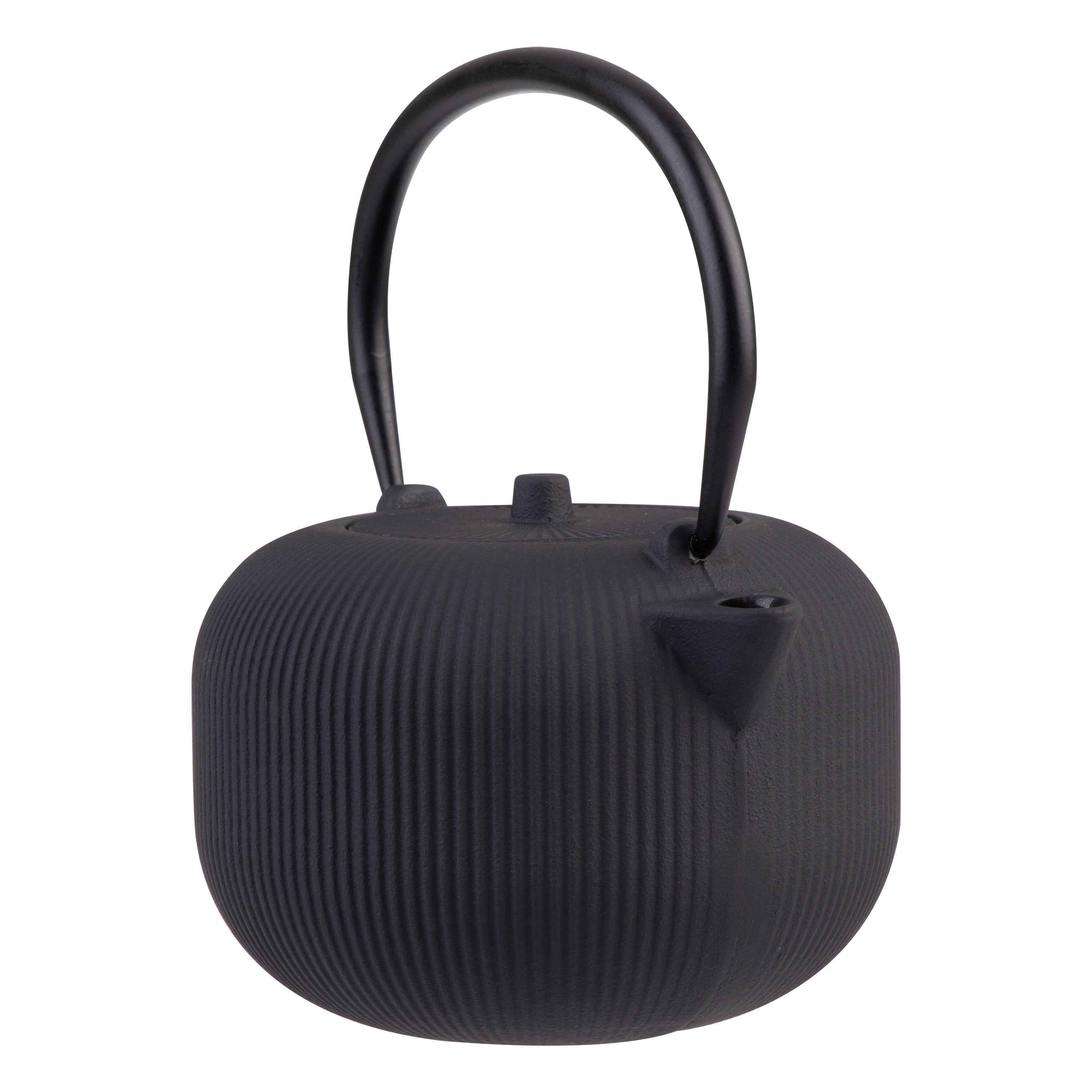 Teaology Cast Iron Teapot 700ml - Serenity - Black