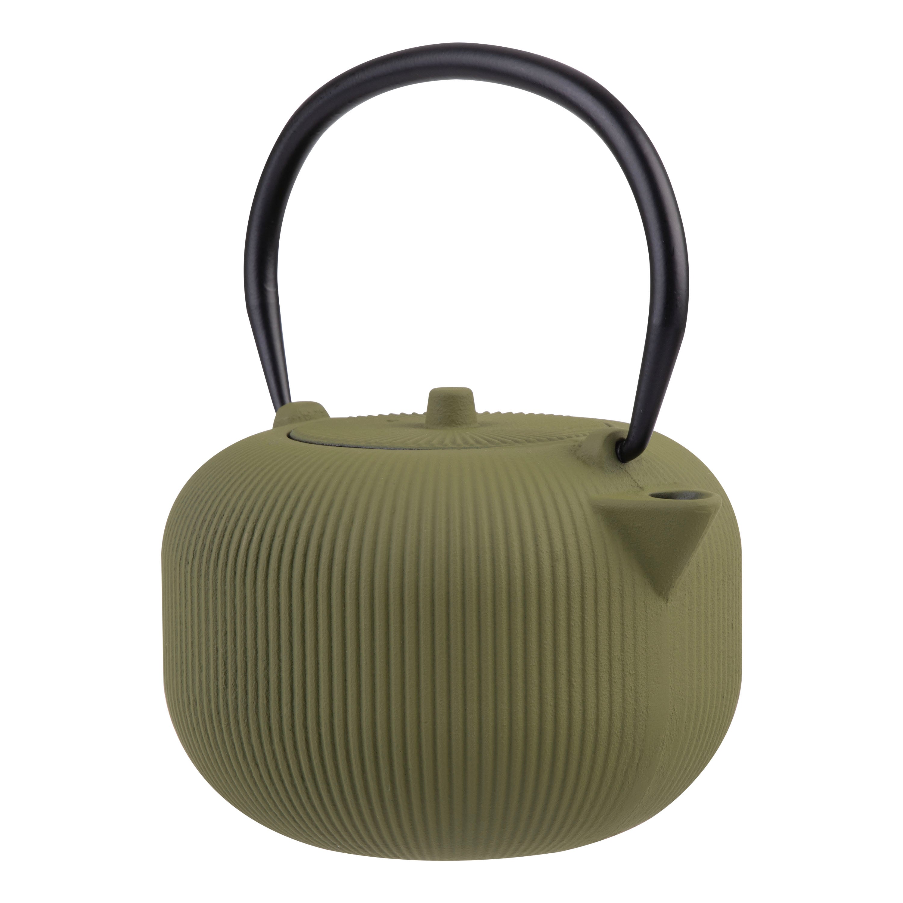 Teaology Cast Iron Teapot 700ml - Serenity - Olive
