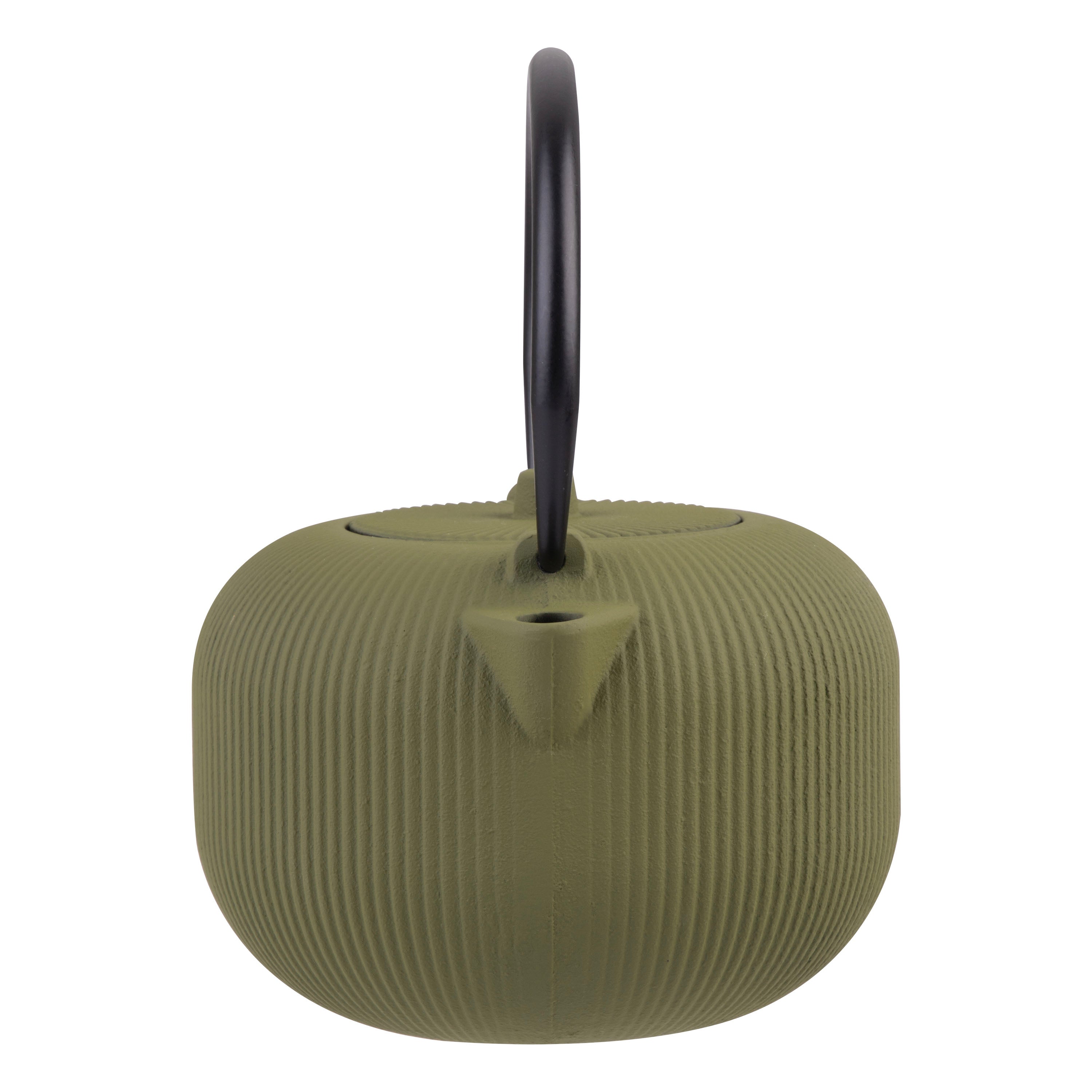 Teaology Cast Iron Teapot 700ml - Serenity - Olive