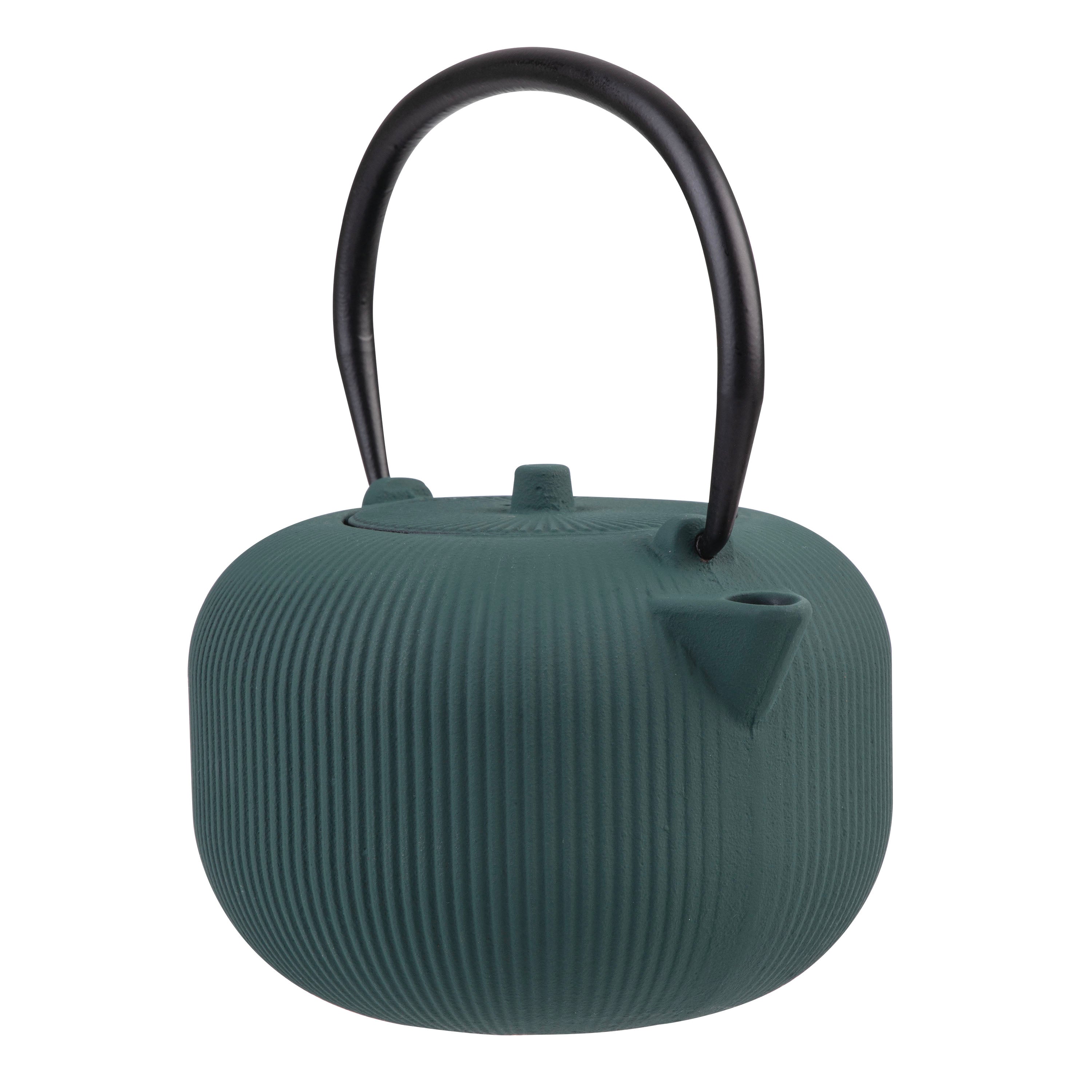 Teaology Cast Iron Teapot 700ml - Serenity - Teal