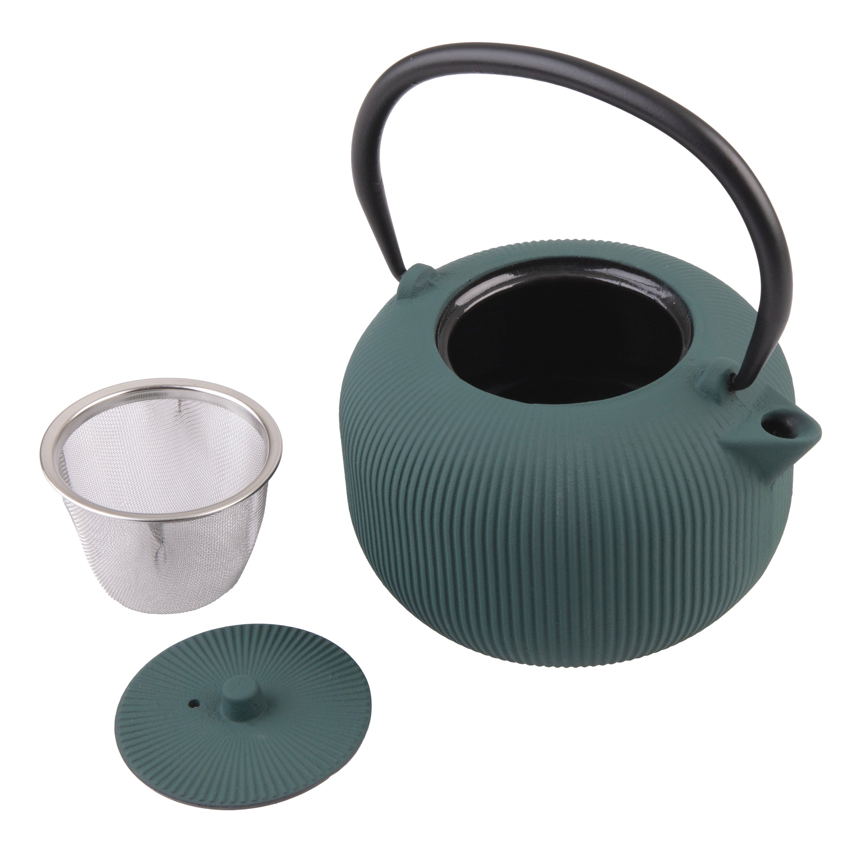 Teaology Cast Iron Teapot 700ml - Serenity - Teal
