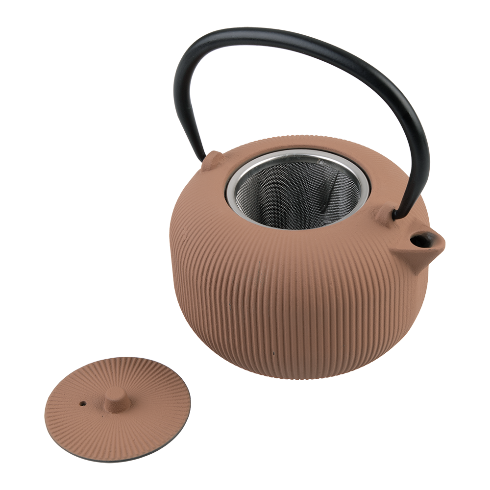 Teaology Cast Iron Teapot 700ml - Serenity - Sandstone