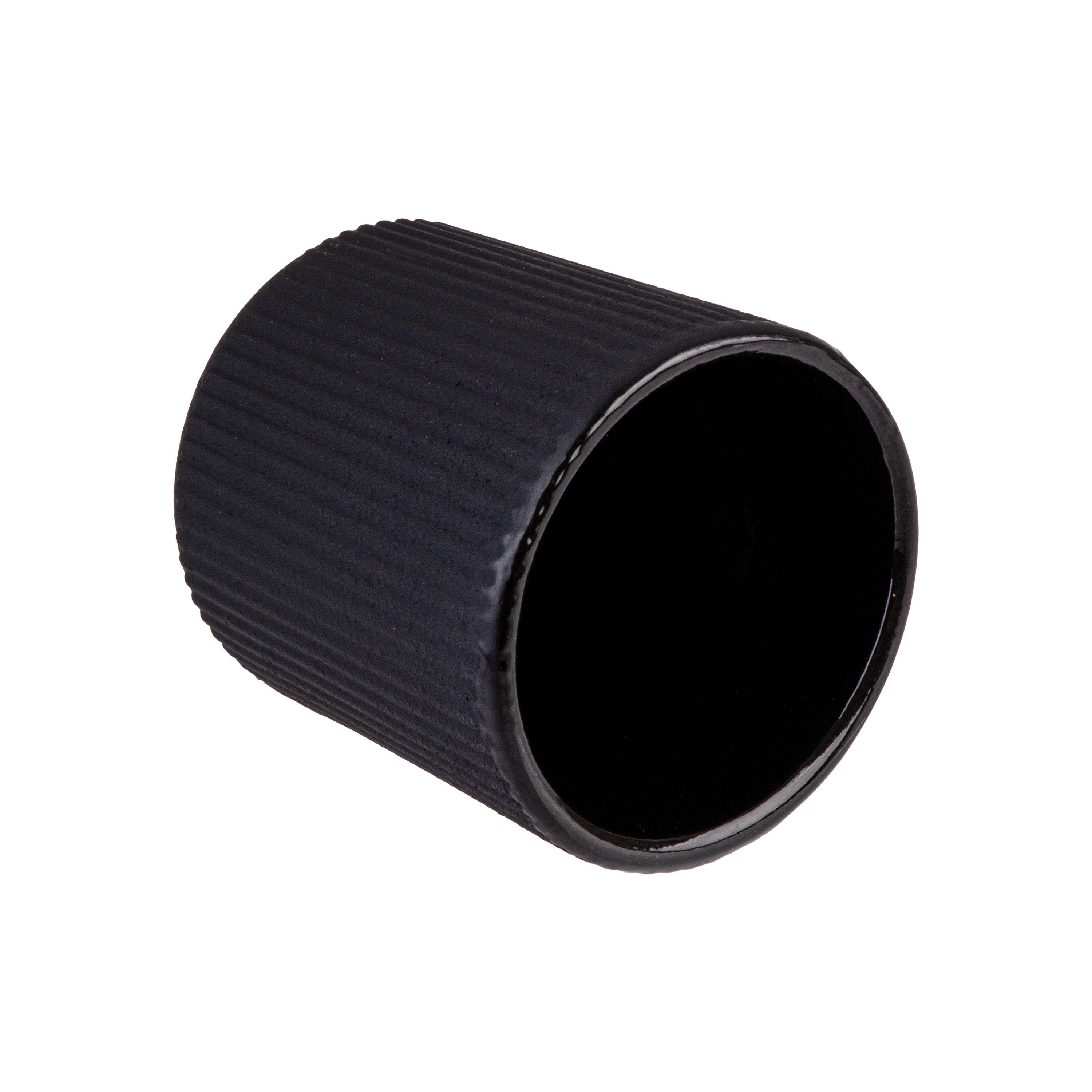 Teaology Serenity Cast Iron Tea Cup Set – 120 ml (Set of 2, Black)