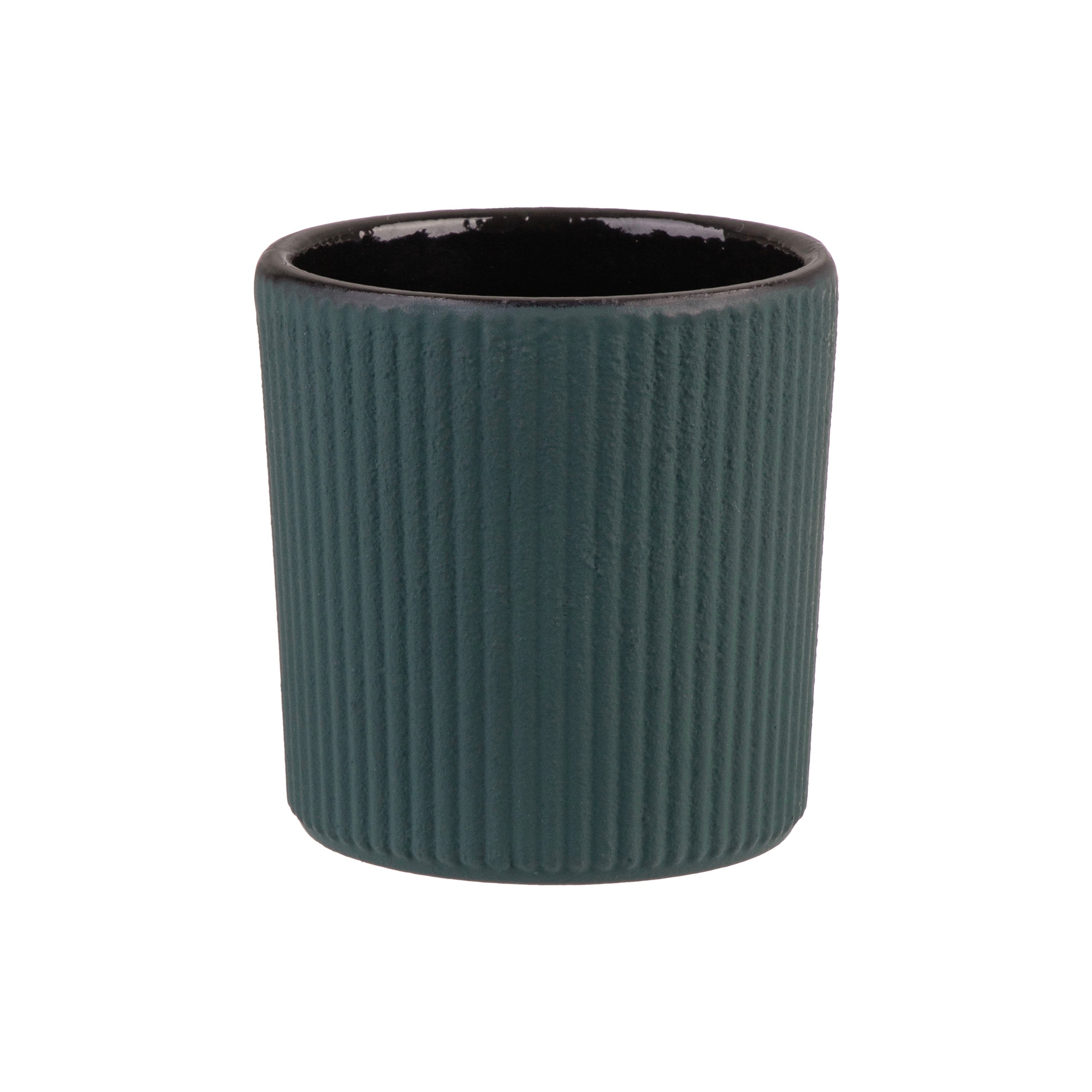 Teaology Serenity Cast Iron Tea Cup Set – 120 ml (Set of 2, Teal)