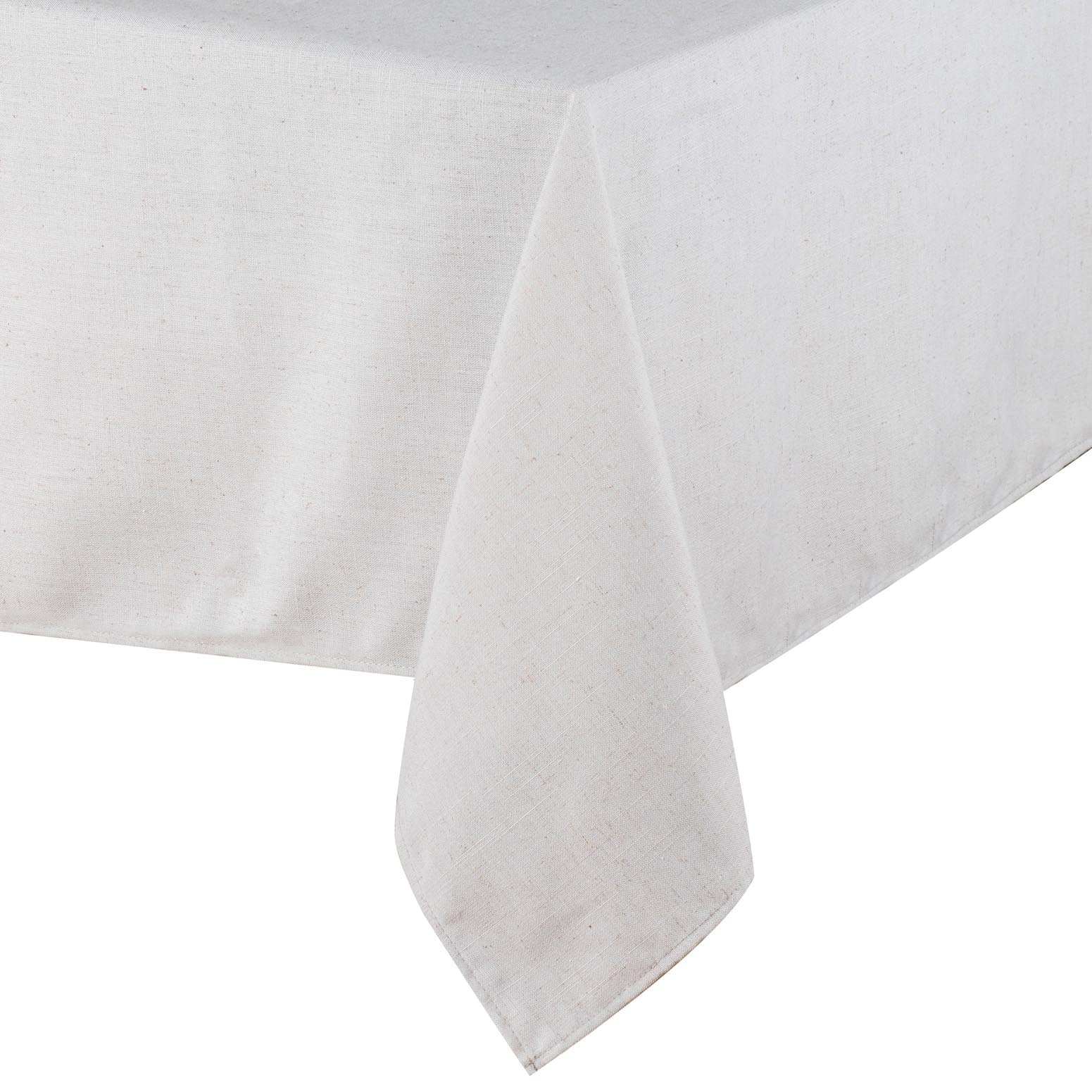Ladelle Lina White 150x230cm Tablecloth
