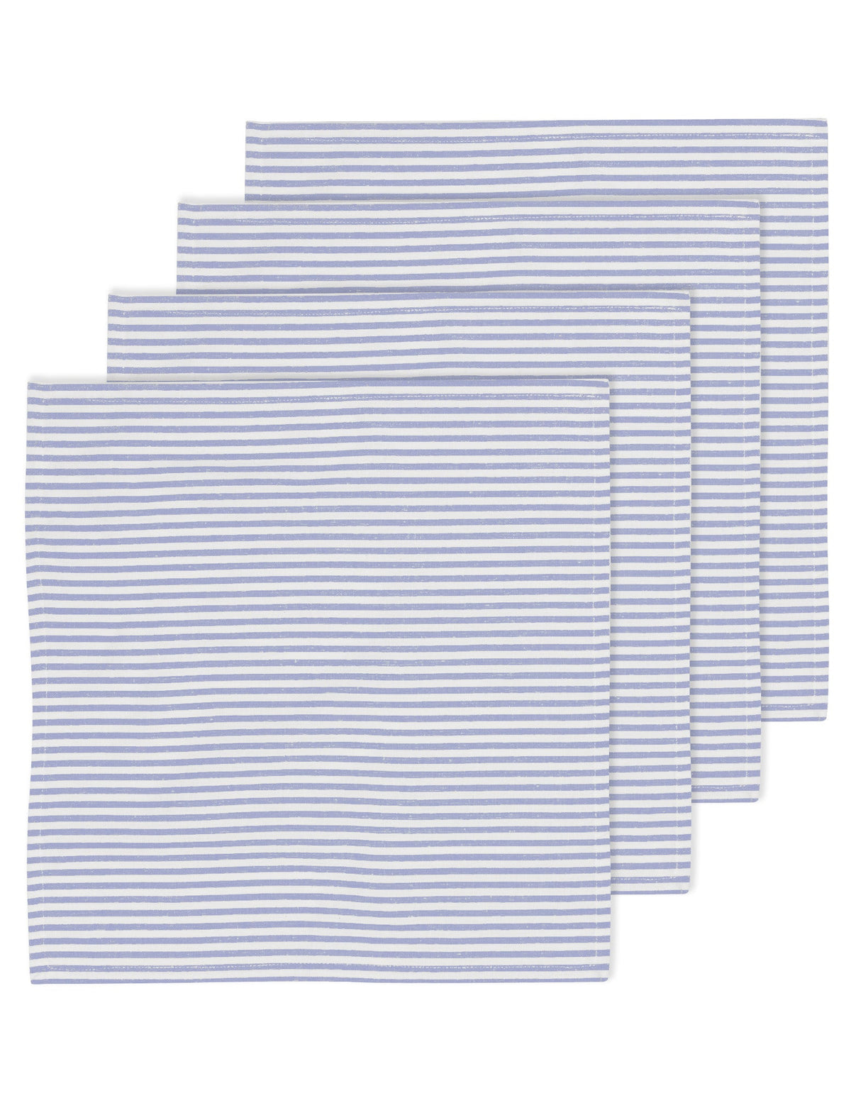 Ladelle Pinstripe Light Blue 4pk Napkin