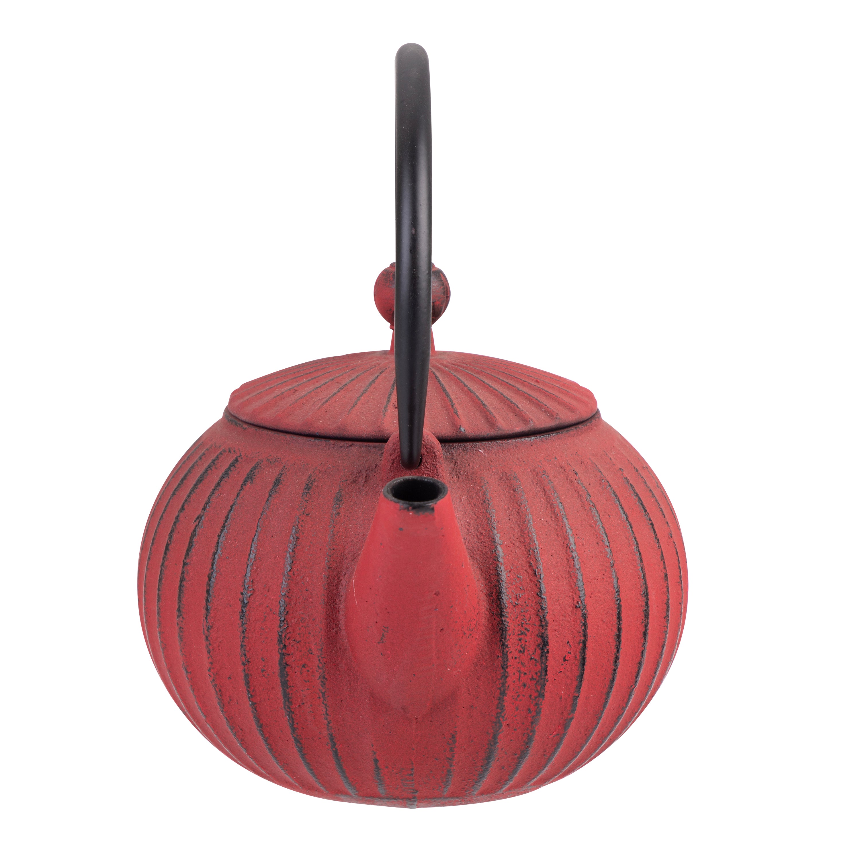 Teaology Cast Iron Teapot 500ml - Red/Black