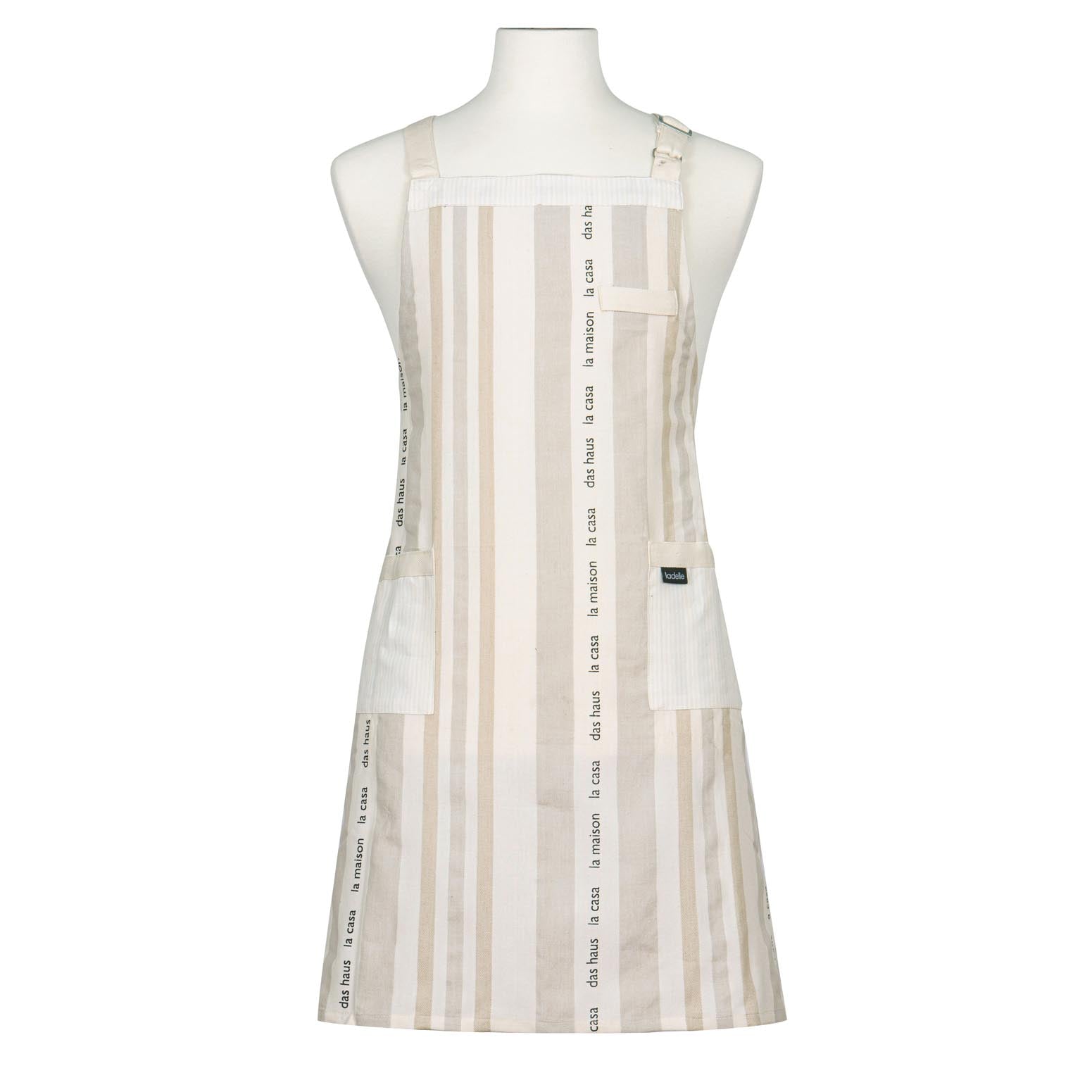 Ladelle La Casa Taupe Apron