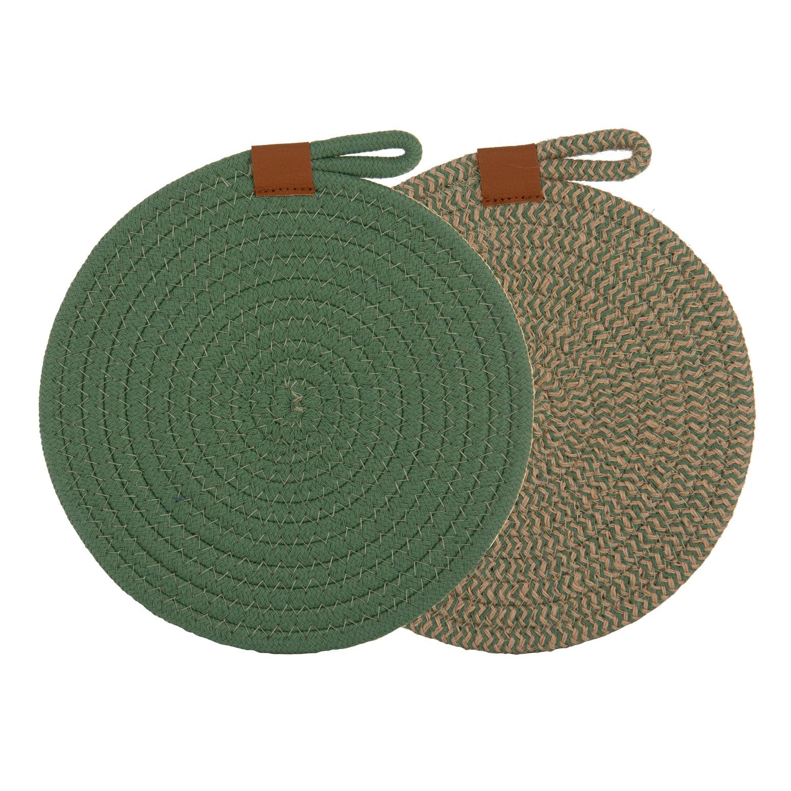 Ladelle Nash Green Set of 2 Trivets