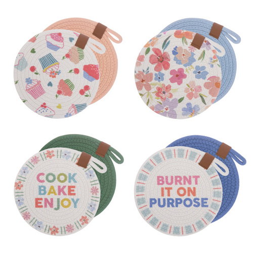 Ladelle Camille Mixed Pack 2pk Trivet