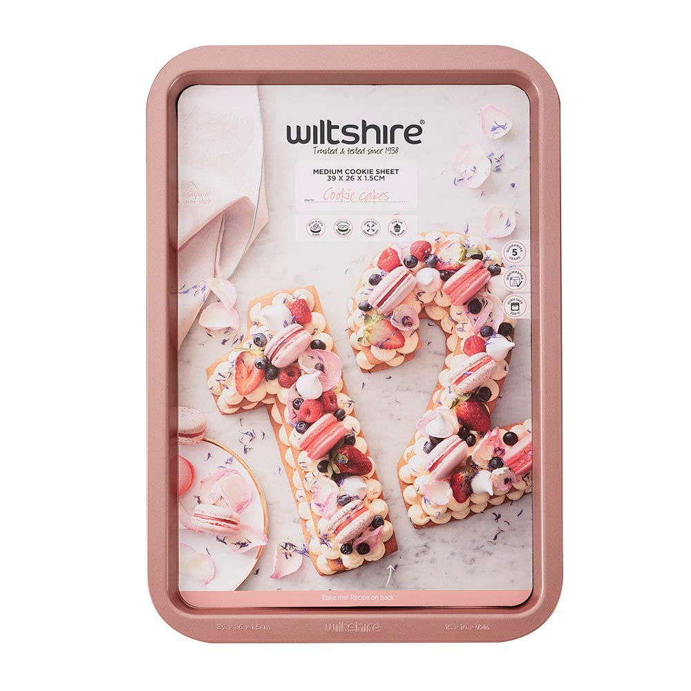 Wiltshire Rose Gold 39cm Cookie Sheet