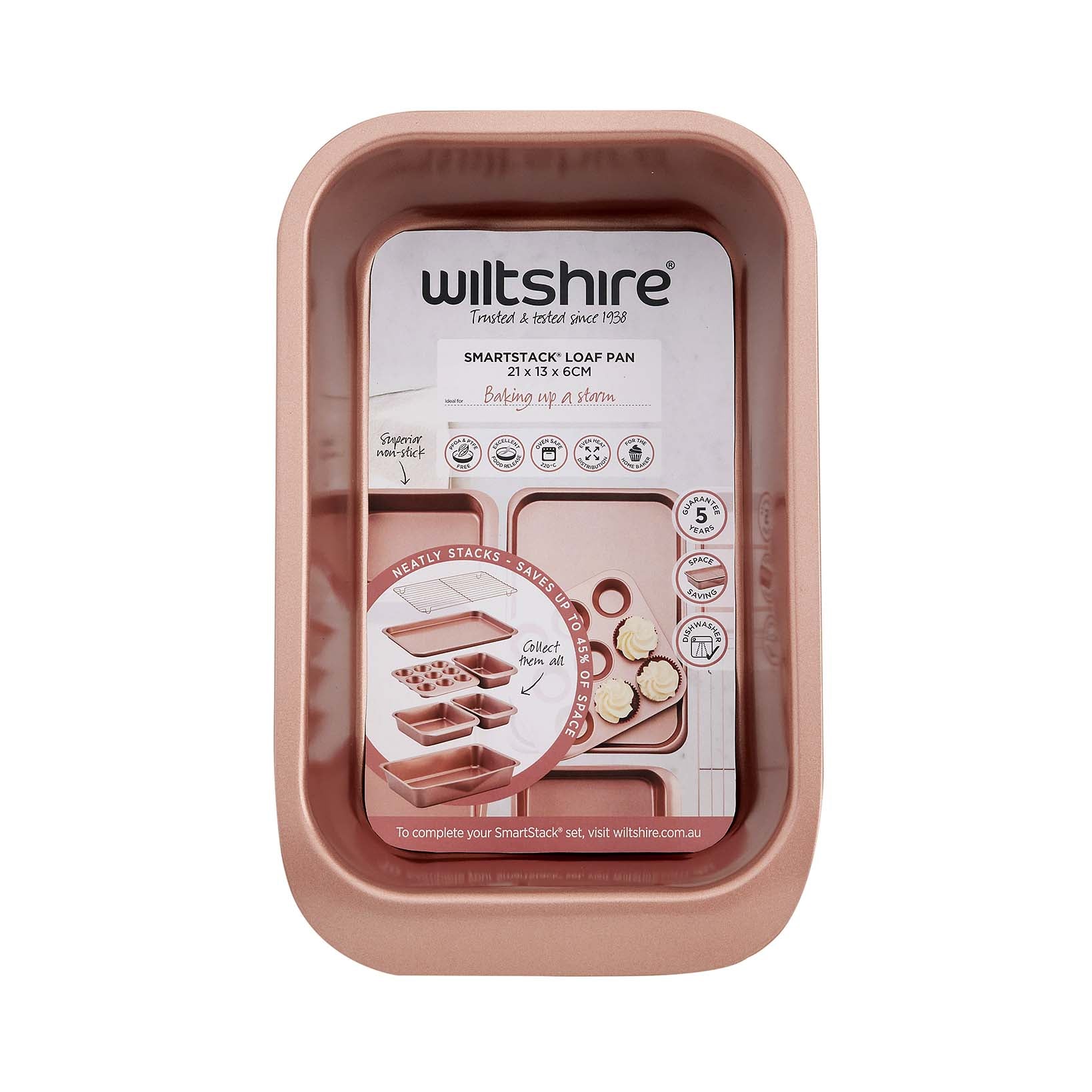 Wiltshire Rose Gold Smart Stack Loaf Pan