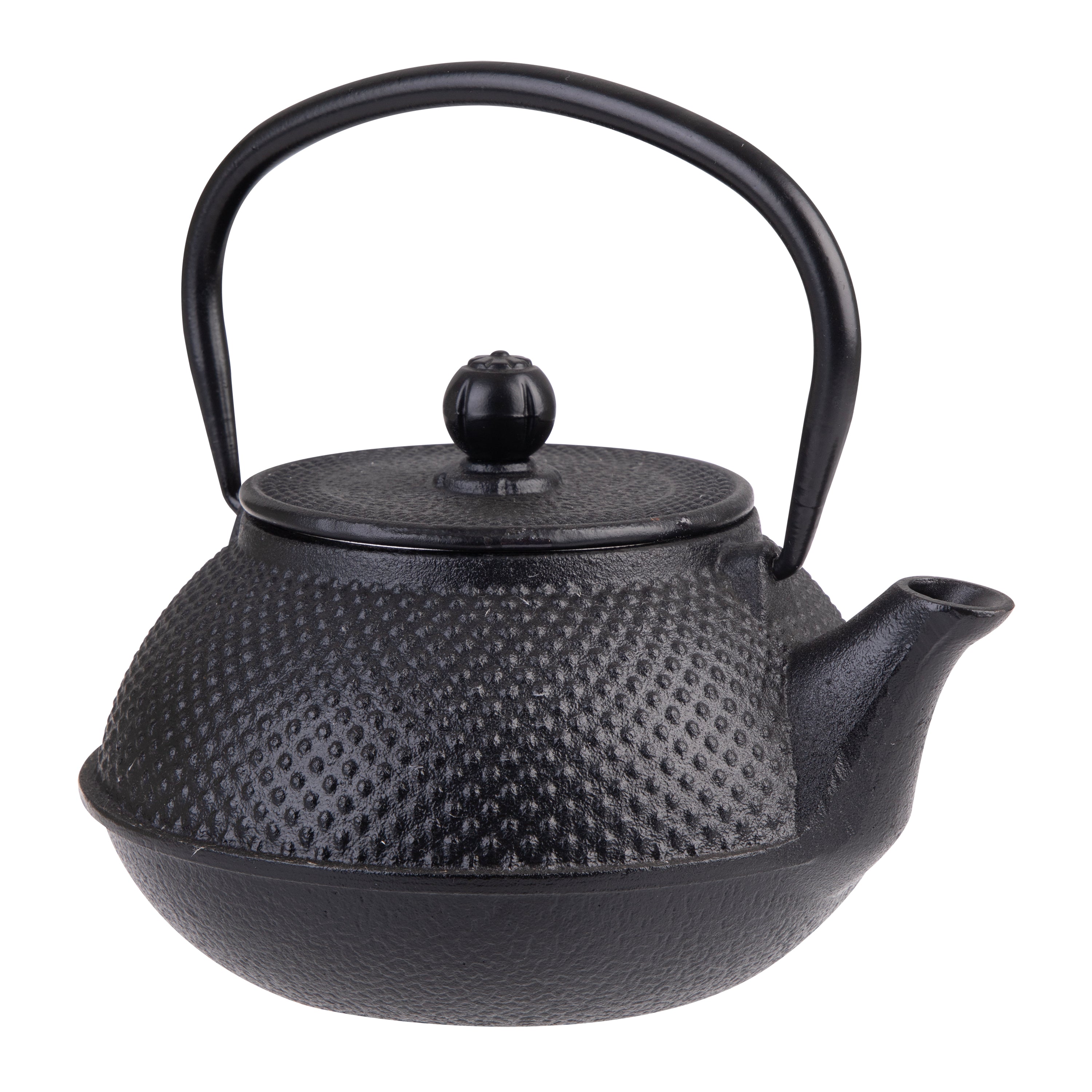 Teaology Cast Iron Teapot 800ml - Fine Hobnail - Black
