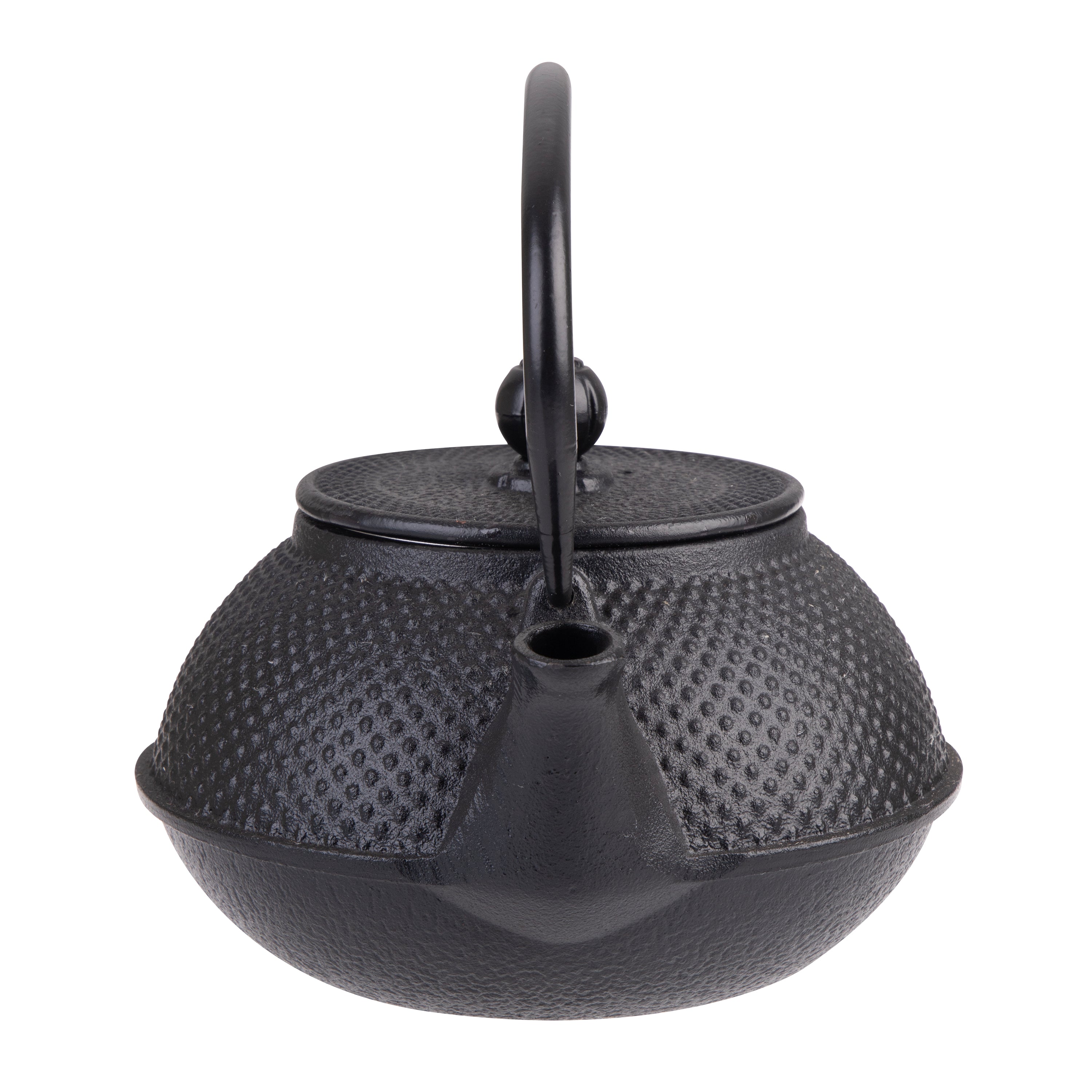Teaology Cast Iron Teapot 800ml - Fine Hobnail - Black