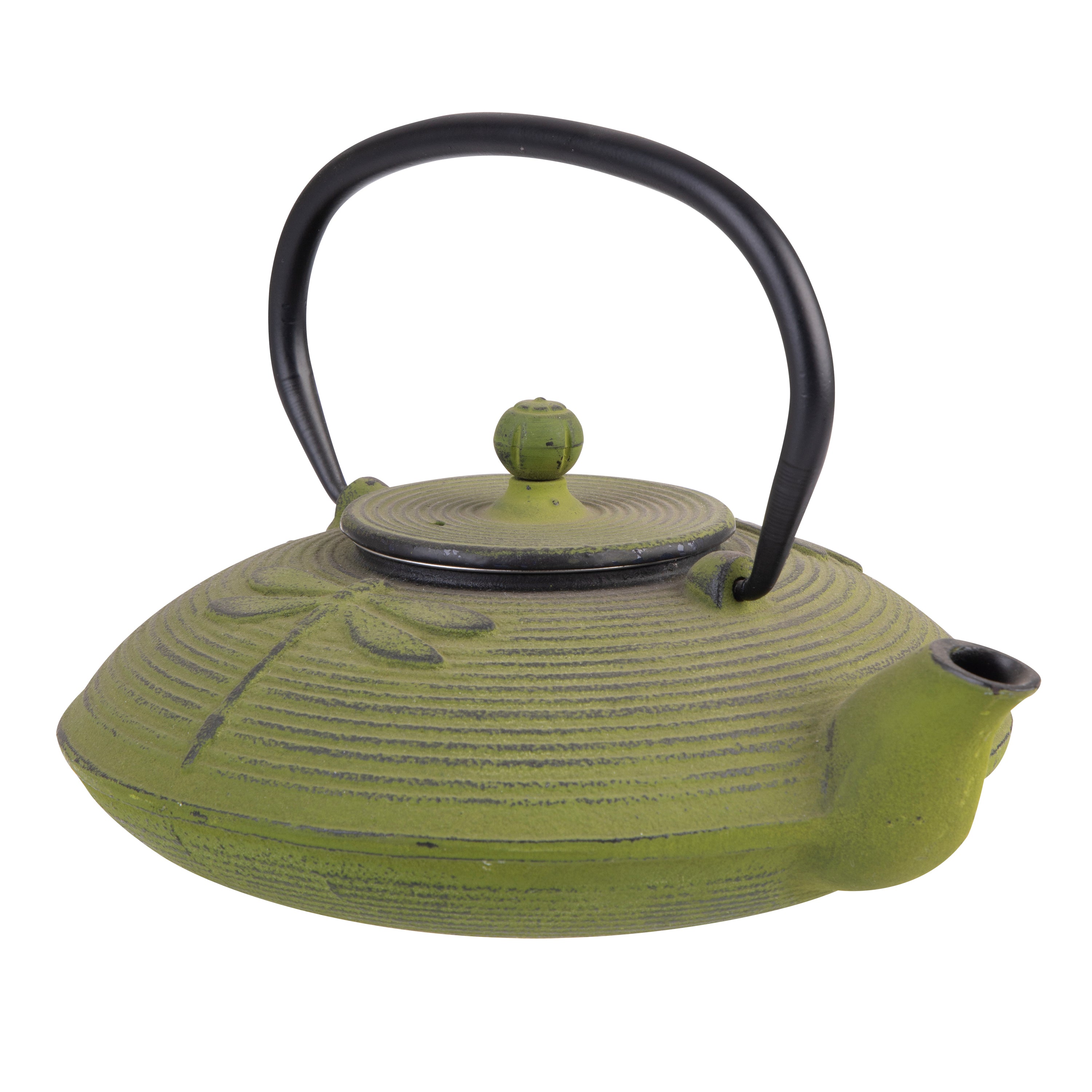 Teaology Cast Iron Teapot 770ml - Dragonfly - Green