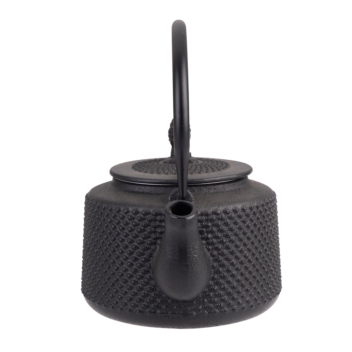 Teaology Cast Iron Teapot 850ml - Tall Hobnail - Black