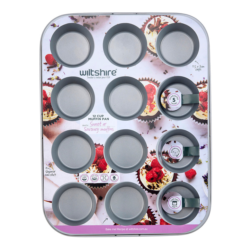 Wiltshire Two Tone Muffin Pan 12 Cup Purple