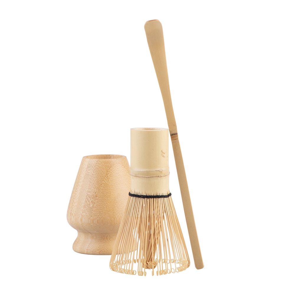 Teaology Bamboo 3 Piece Matcha Tea Whisk Set