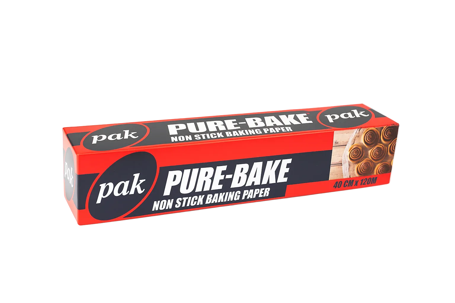 Pak Pure-Bake Non-Stick Baking Paper Roll 120m x 40cm