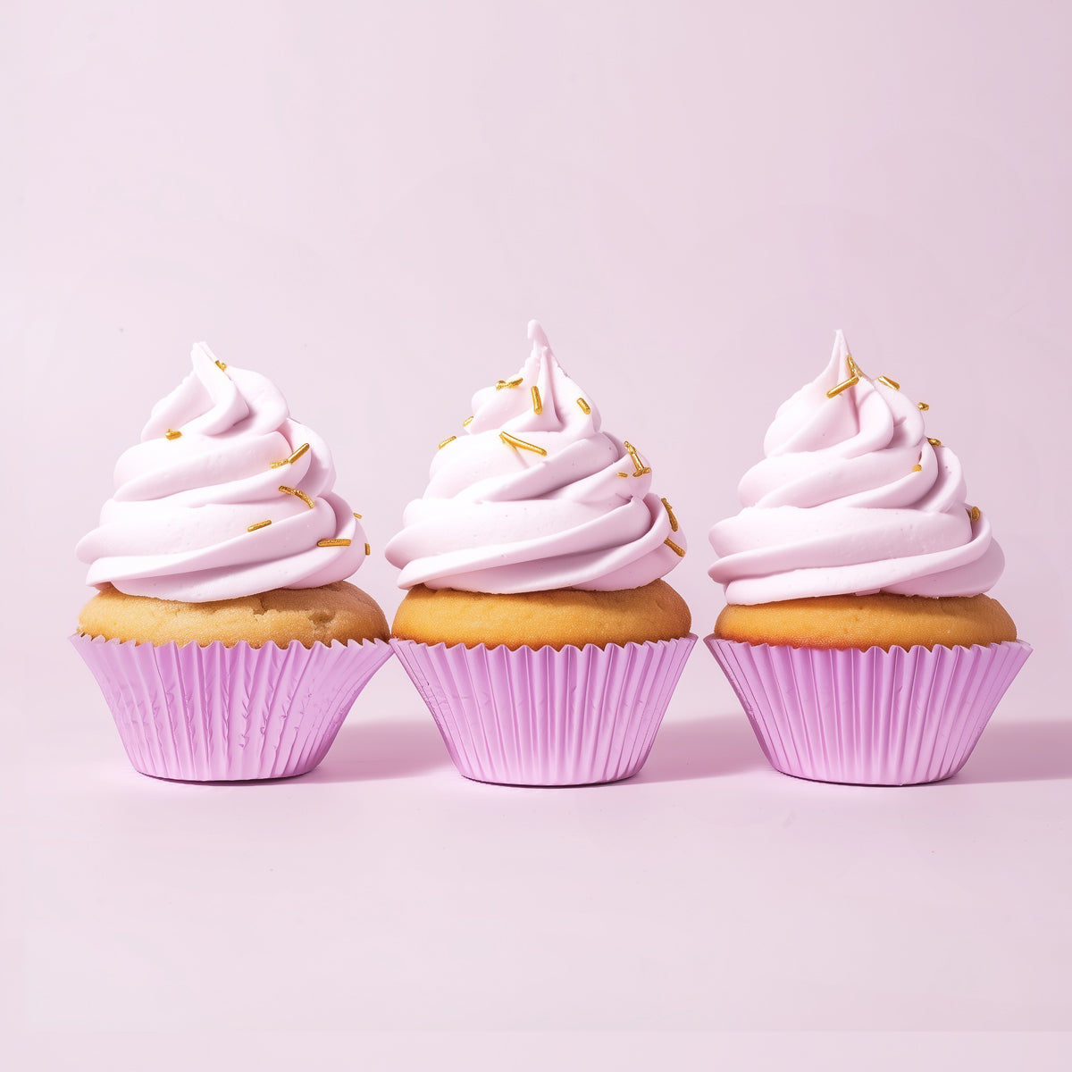 Papyrus Medium Foil Baking Cups Base Lilac 44mm 50 Pack