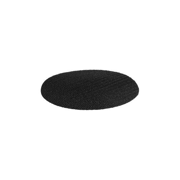 Trenton Non-Slip Round Mesh Tray Mat (280mm 330mm - Black)