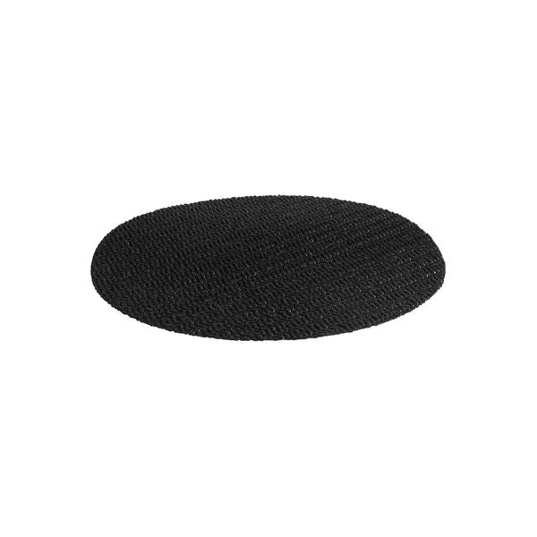 Trenton Non-Slip Round Mesh Tray Mat (340mm 400mm - Black)