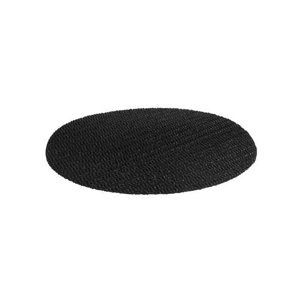 Trenton Non-Slip Round Mesh Tray Mat (380mm 430mm - Black)