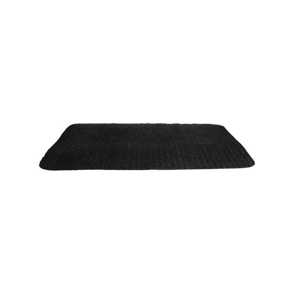 Trenton Non-Slip Rectangular Mesh Tray Mat (410x310mm 450x350mm - Black)