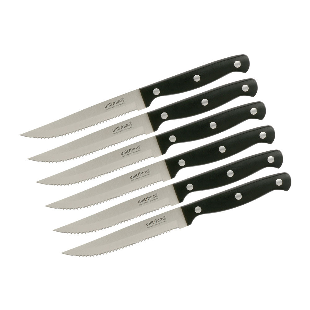 Wiltshire Triple Rivet Steak Knife 6 Piece