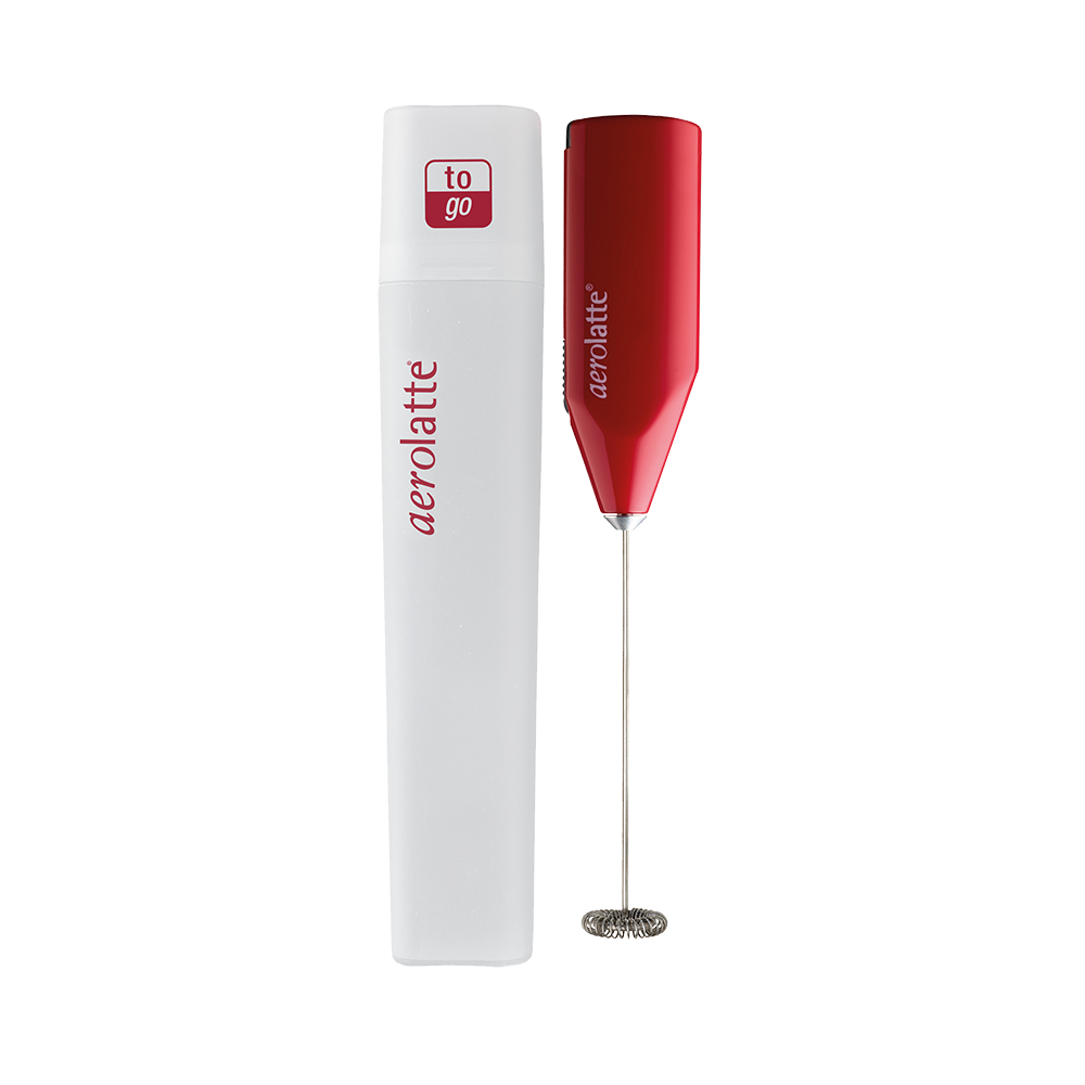 Aerolatte Premium Hand-held Milk Frother - Red