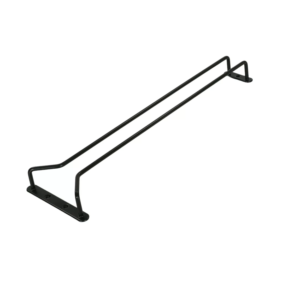 KH Probar Glass Hanger Single 400mm Black Coated Pvc