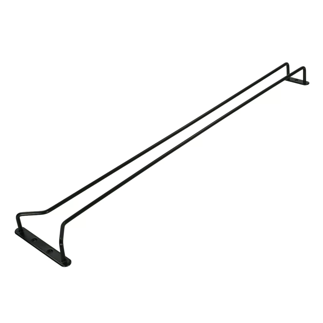 KH Probar Glass Hanger Single 600mm Black Coated Pvc