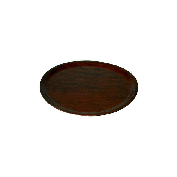 Trenton Round Tray - Mahogany (330mm Ø)