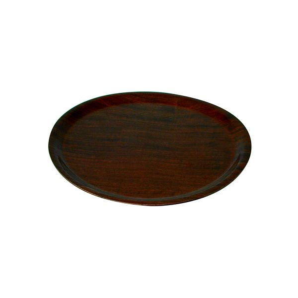 Trenton Round Tray - Mahogany (435mm Ø)