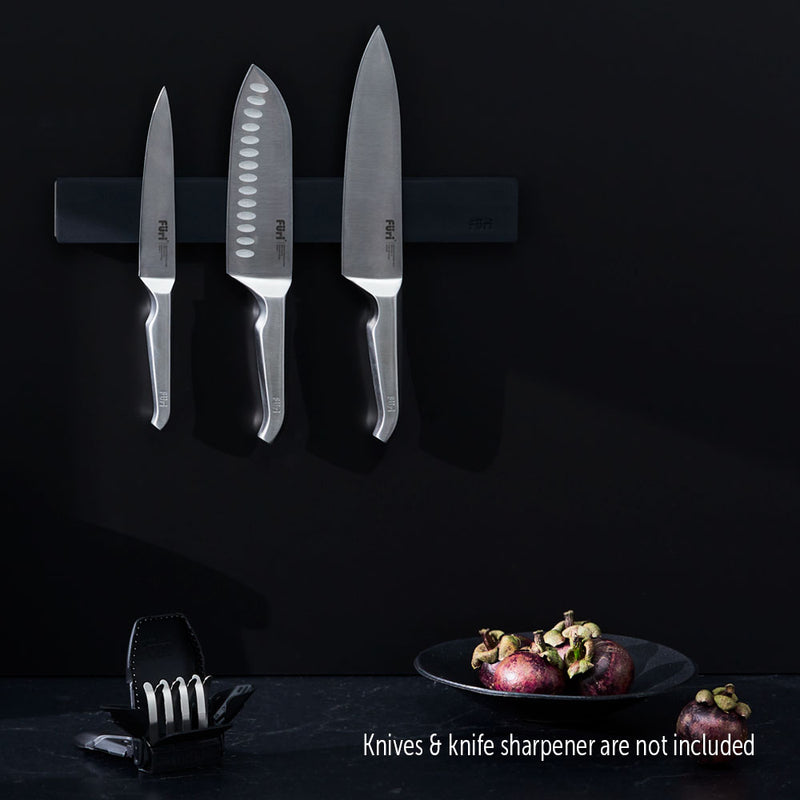 Furi Pro 36cm Black Magnetic Wall Rack