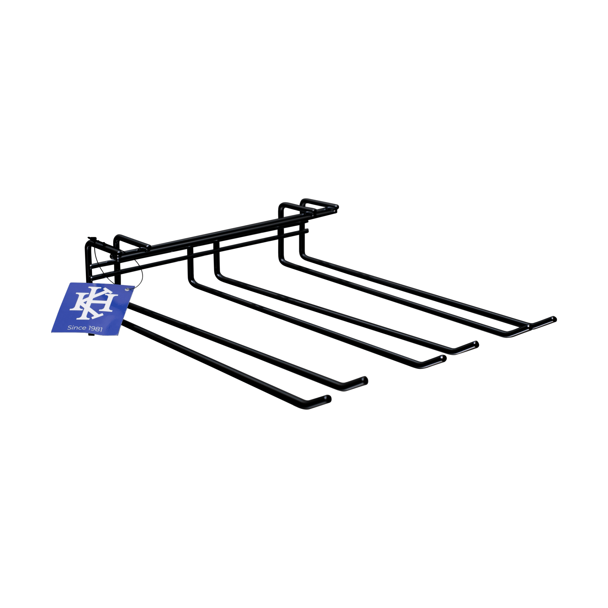 KH Probar Glass Hanger Triple Row Black Coated Pvc 270 x 225 x 58mm