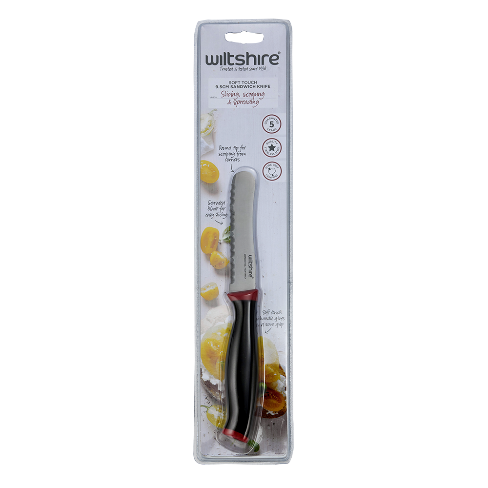 Wiltshire Soft Touch Sandwich Knife 9.5cm