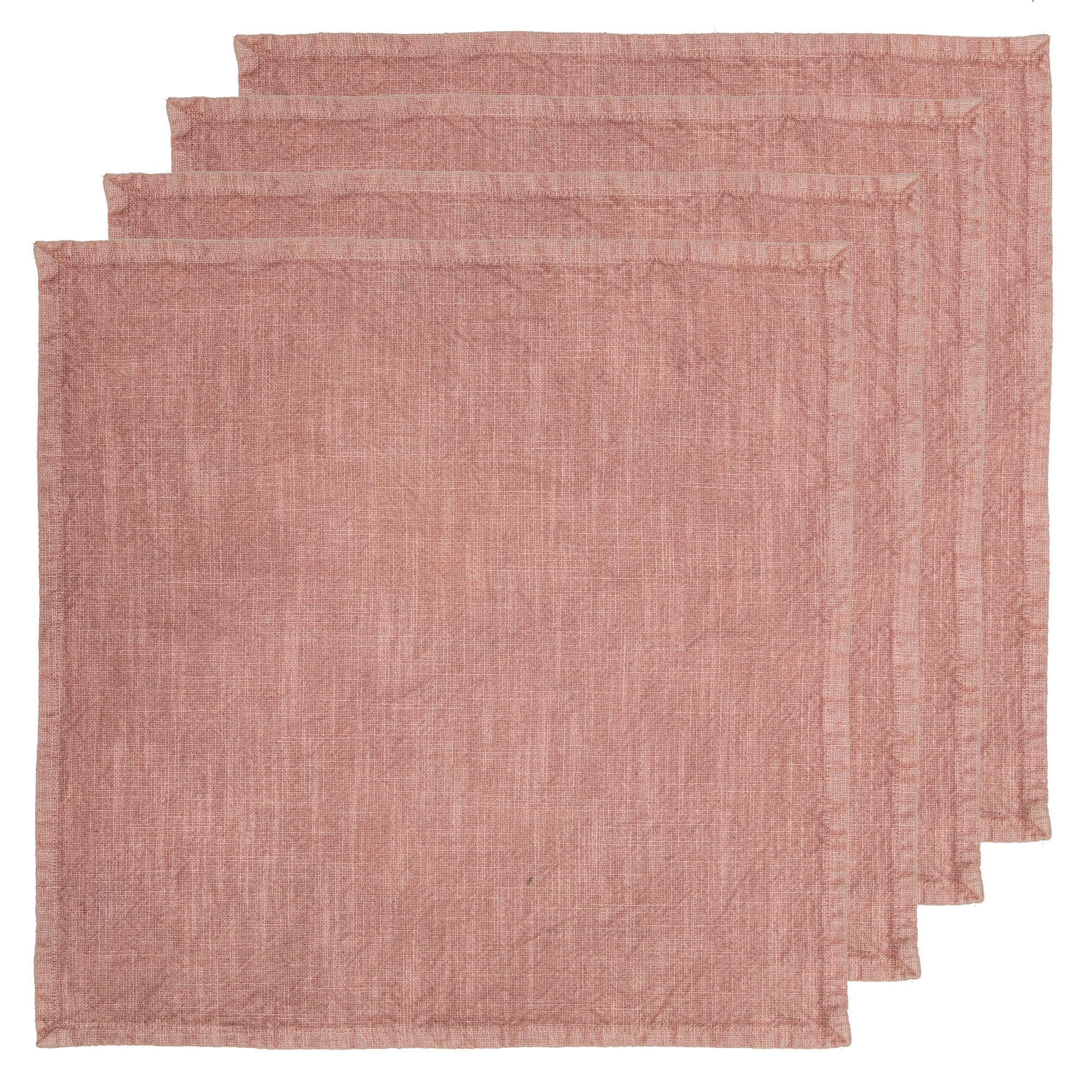 Ladelle Gibson Pink 4pk Napkin