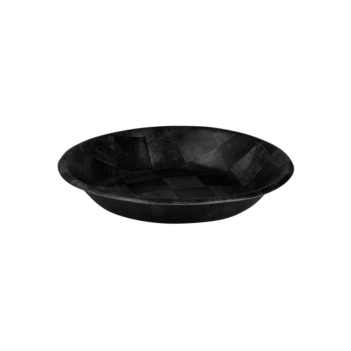 Trenton Black Woven Wood Serving Bowl (450mm Ø)