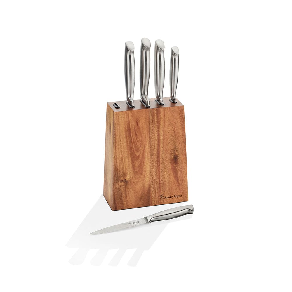 Stanley Rogers Tapered Vertical 6 Piece Knife Block Set